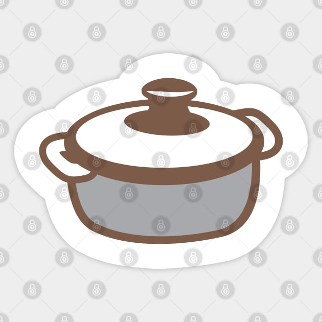 Cooking pot Sticker by ShirtyLife